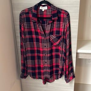 Anthropologie Cloth & Stone Plaid Shirt